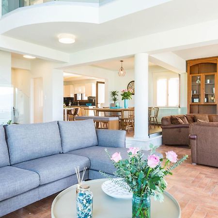 Villa Anemeli - Luxury Pool Villa With Gorgeous Seaview Kissamos Ngoại thất bức ảnh