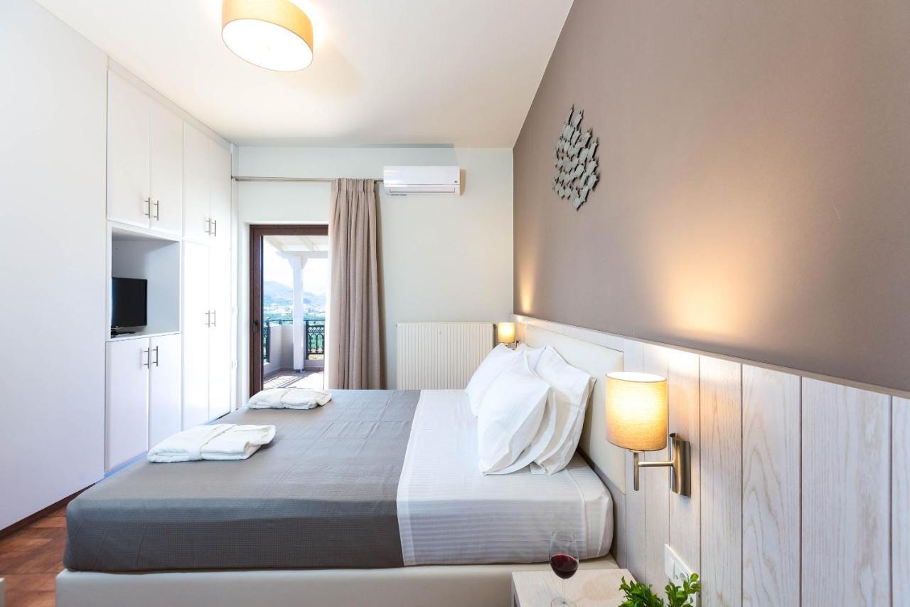 Villa Anemeli - Luxury Pool Villa With Gorgeous Seaview Kissamos Ngoại thất bức ảnh