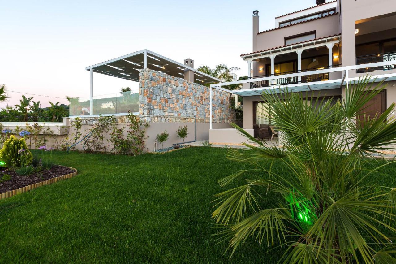Villa Anemeli - Luxury Pool Villa With Gorgeous Seaview Kissamos Ngoại thất bức ảnh