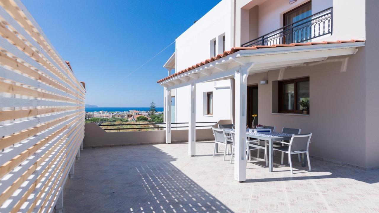 Villa Anemeli - Luxury Pool Villa With Gorgeous Seaview Kissamos Ngoại thất bức ảnh